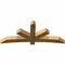 Ekena Millwork Alberta Rough Sawn Timber Gable Bracket, Western Red Cedar, 84"W x 35"H x 6"D x 6"F, 10/12 Pitch GBW084X35X0606ALB00RWR - alternate 3